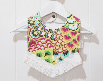 Baby Bib Pattern - Oopsidaisi - Bohemian Baby BOHO - Bib SEWING Pattern - PDF - Template - Tutorial - Instant Download