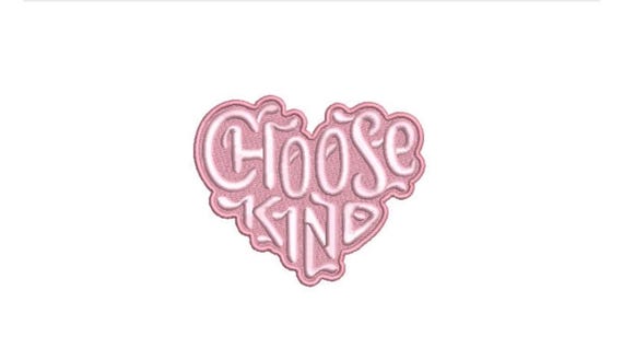 Choose Kind used with 3D Puffy Foam - Machine Embroidery File design 4x4 inch hoop - Puff Embroidery