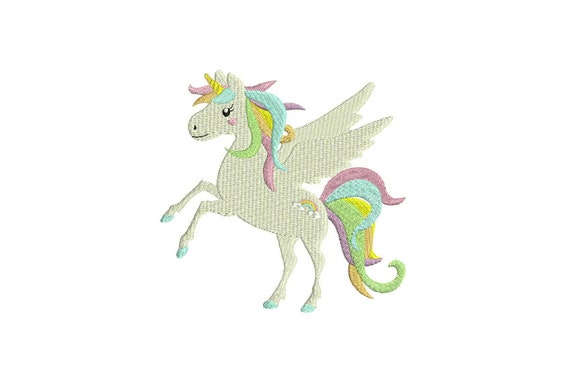 Unicorn Embroidery Design - File design 5x7 inch or 13x18cm hoop  - Instant Download