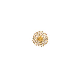 Mini Daisy Machine Embroidery File design - 4 x 4 inch hoop  - instant download - 3cm