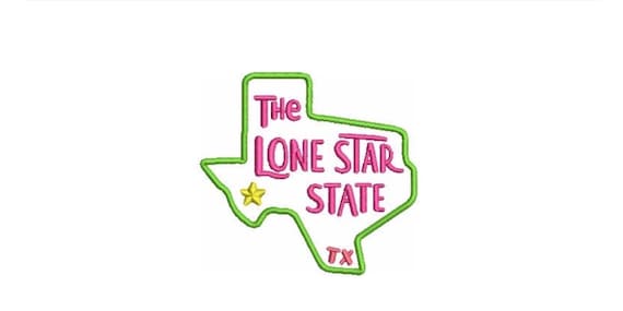 The Lone Star State TX - Western Machine Embroidery File design - 4x4 inch hoop - Cowgirl and Cowboy Design