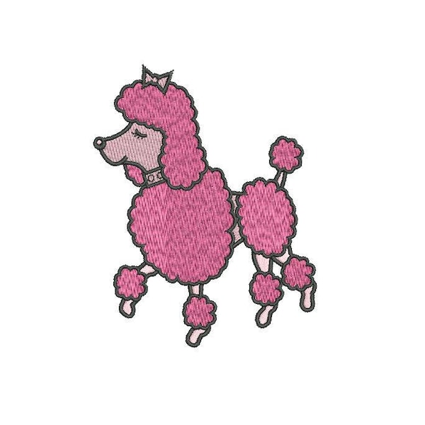 Poodle Applique - Etsy