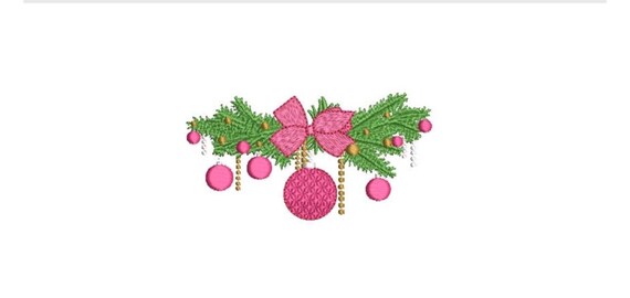 Xmas Display Embroidery - Machine Embroidery File - design 3x3 inch hoop - Christmas Embroidery Design