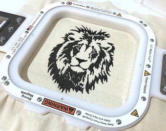 Lion Maschinenstickdatei design 5 x 7 Reifen