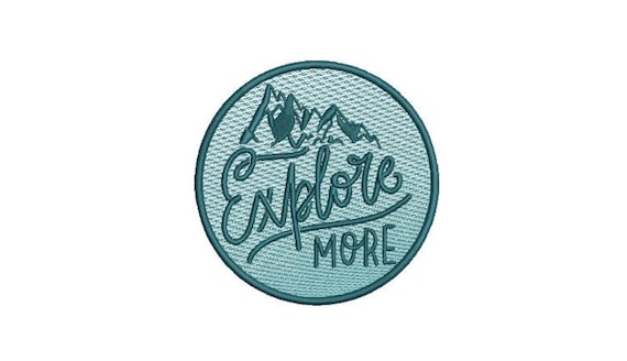 Explore More Patch Embroidery Design - Hiking Embroidery Design -  Machine Embroidery File design 4 x4 inch hoop