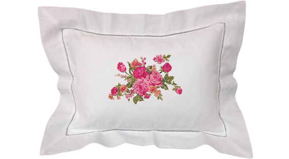 roseroseオーダーページ Pink Floral Embroidery - Rose Machine Embroidery File Design