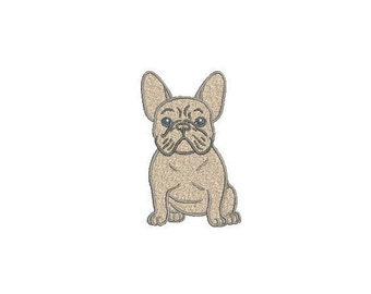 フレンチブルの絵 かわいい漫画のフレンチ ブルドッグ ベクトル塗り絵 イラスト