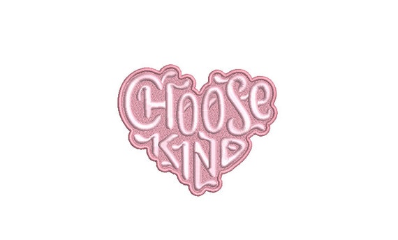 Choose Kind used with 3D Puffy Foam - Machine Embroidery File design 4x4 inch hoop - Puff Embroidery