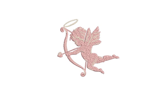 Cupid Machine Embroidery File design - 4x4 inch - valentines embroidery design - Love embroidery