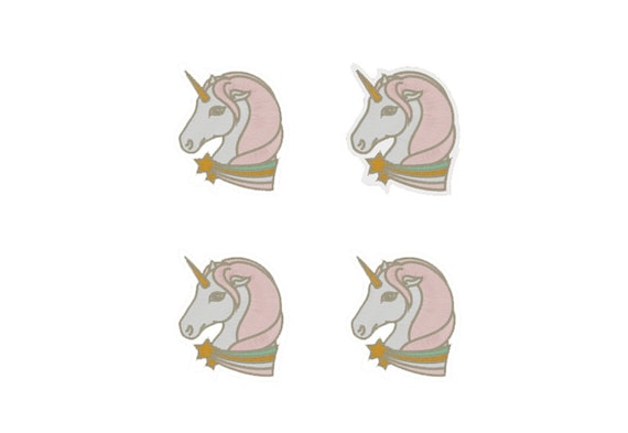 Unicorn Felties Machine Embroidery File design 5x7 inch hoop - instant download