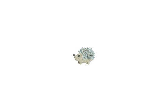 Hedgehog Motif Mini -  Machine Embroidery File design -  4 x 4 inch hoop - Echidna