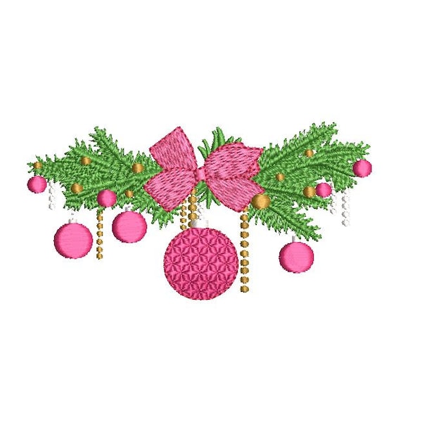 Xmas Display Embroidery - Machine Embroidery File - design 4x4 inch hoop - Christmas Embroidery Design