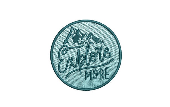 Explore More Patch Embroidery Design - Hiking Embroidery Design -  Machine Embroidery File design 4 x4 inch hoop