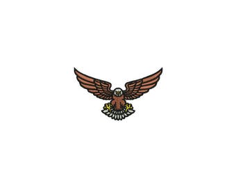 Eagle  - Machine Embroidery File design - 4x4 inch hoop - Cap design - patch design