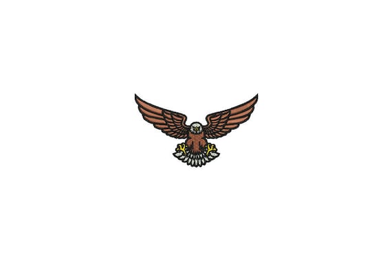 Eagle  - Machine Embroidery File design - 4x4 inch hoop - Cap design - patch design