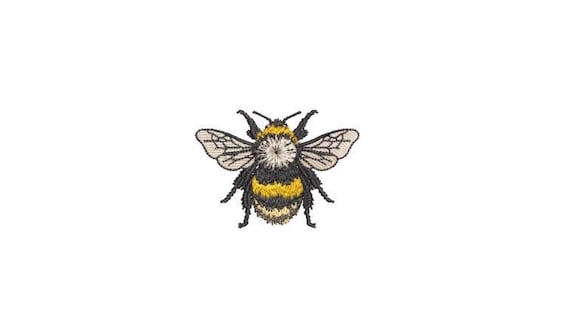 Bumblebee Embroidery - Bee Machine Embroidery File design - 3 x 3 inch hoop - Bee