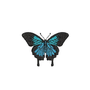 Ulysses Butterfly Machine Embroidery File design - 4x4 inch hoop - Mini 5cm - Ulysses Patch