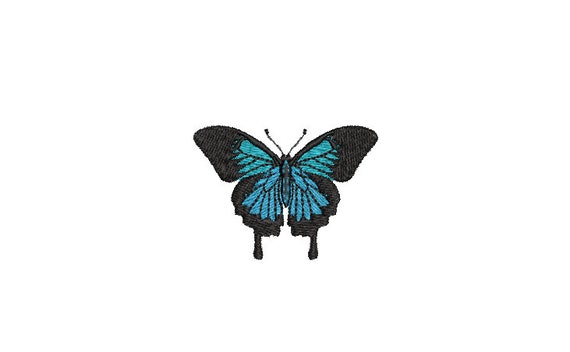 Ulysses Butterfly Machine Embroidery File design - 4x4 inch hoop - Mini 5cm - Ulysses Patch