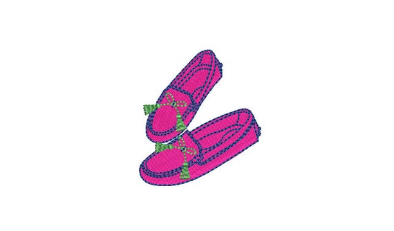 Tassel Loafers Machine Embroidery File design - 4x4 hoop - instant download - shoe design