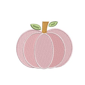 Chinoiserie Chic -  Pink Pumpkin  - Machine Embroidery design - 4x4 inch hoop - instant download