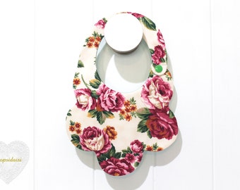 ITH In The Hoop Flower Bib Machine Borduurbestand ontwerp 8x12 hoepel in het hoepelslab
