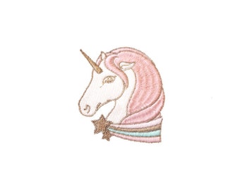 Unicorn embroidery design - Machine Embroidery File design 4x4 inch hoop - instant download