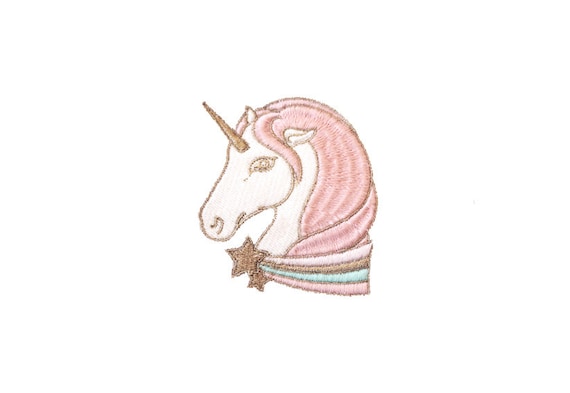 Unicorn embroidery design - Machine Embroidery File design 4x4 inch hoop - instant download