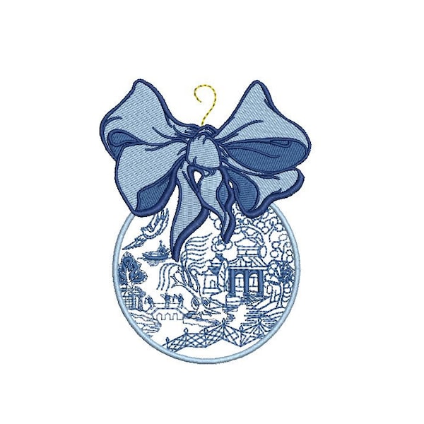 Chinoiserie Christmas Ornaments Etsy