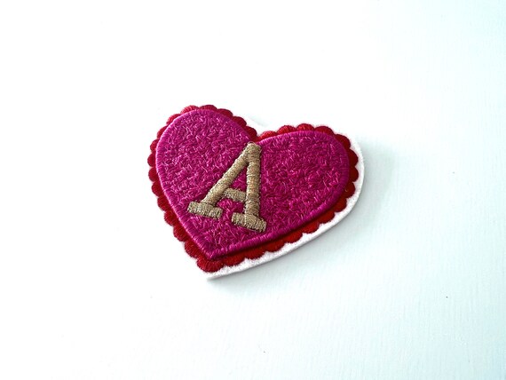 Chenille Heart used with 3D Puffy Foam -  Machine Embroidery File design 4x4 inch hoop - 3 inch size design