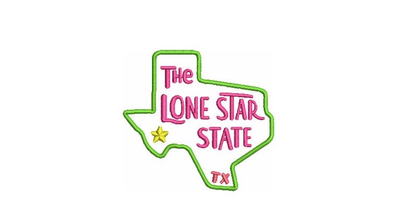 The Lone Star State TX - Western Machine Embroidery File design - 4x4 inch hoop - Cowgirl and Cowboy Design