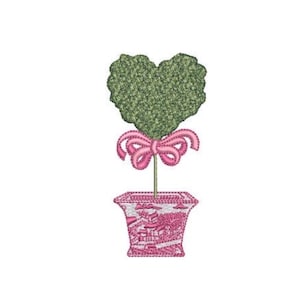 Chinoiserie Herz Formschnitt Baum Stickdatei - Maschinenstickerei Datei Design - Rahmen 10 x 10 cm, Instant Download