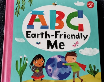 ABC Earth Friendly Me -  board book signed by author/illustrator Christiane Engel
