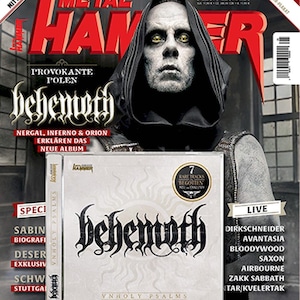 Revista Metal Hammer Alemanha 2025-05 Behemoth Ghost Epica + CD + Pôster Sleep Token Judas Priest - IMPRESSO - Em estoque, pronto para envio!