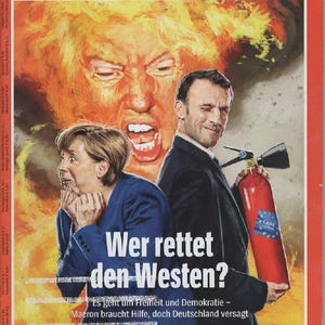 Der Spiegel Magazine Germany 2018-17 Donald Trump Macron Merkel - PRINTED - In stock, ready to ship!