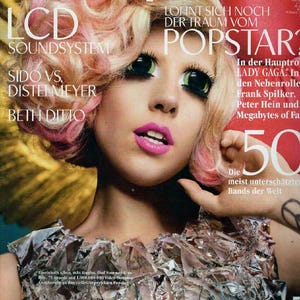 Musikexpress Magazine Germany 2010-06 Lady Gaga Beth Ditto - PRINTED - In stock, ready to ship!