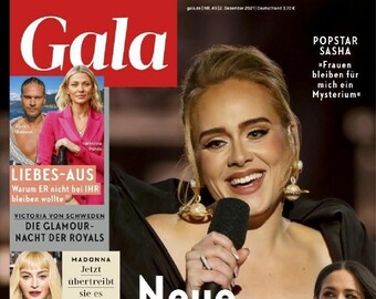 Gala Magazine Allemagne 2021-49 Adele Meghan Madonna