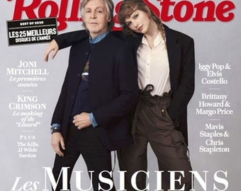 Rolling Stone Magazine Frankrijk 2020 #128 Paul McCartney Taylor Swift Prince The Kills