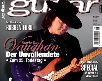 Guitar Magazine Germany 2015-09 Stevie Ray Vaughan Robben Ford Phil Campbell