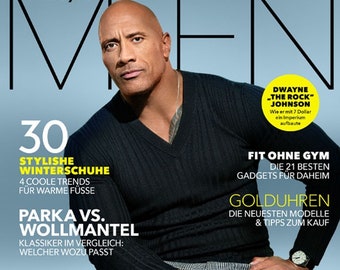 InStyle Men Magazine Allemagne 2021-04 Dwayne The Rock Johnson