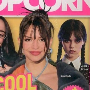 Popcorn Magazine Germany 2025-01 Nina Chuba Billie Eilish + Poster Kamrad Sabrina Taylor Swift Renee Rapp Shirin David + Gimmick PRINTED