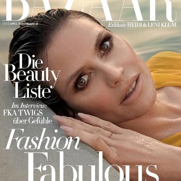 Harpers Bazaar Magazine Germany 2022-04 Heidi Klum