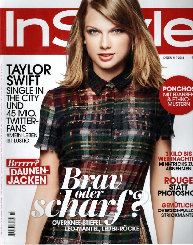 InStyle Magazine Germany 2014-12 Taylor Swift