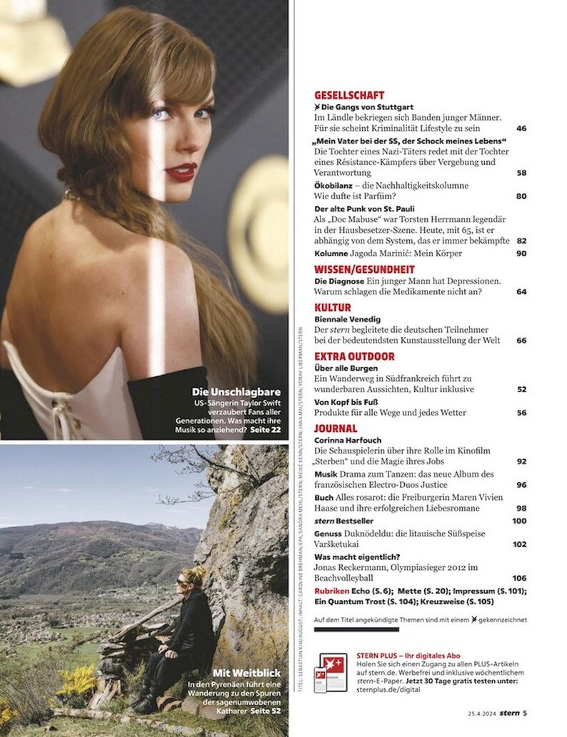 Stern Magazine Duitsland 2024-18 Taylor Swift afbeelding 4