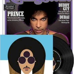 Rolling Stone Magazine Duitsland 2026-02 Prince + Vinyl Single Fallinlove2nite/Hardrock - GEDRUKT - Op voorraad, klaar voor verzending!
