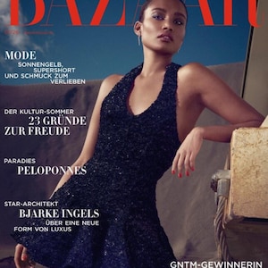 Aurelie Carina Harpers Bazaar Magazine Germany 2026-07 - Original Print Issue