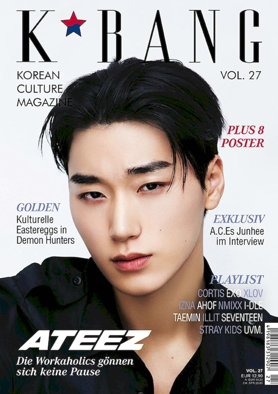 Choi San, Ateez K*bang Magazine Germany 2025 #27 - Original Print