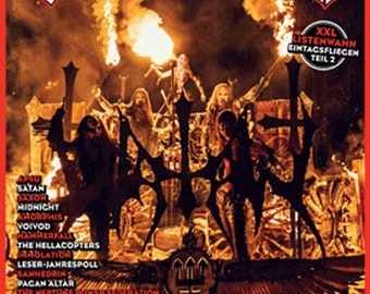 Deaf Forever Magazine Germania 2022 #46 Watain Satan Altare pagano sassone