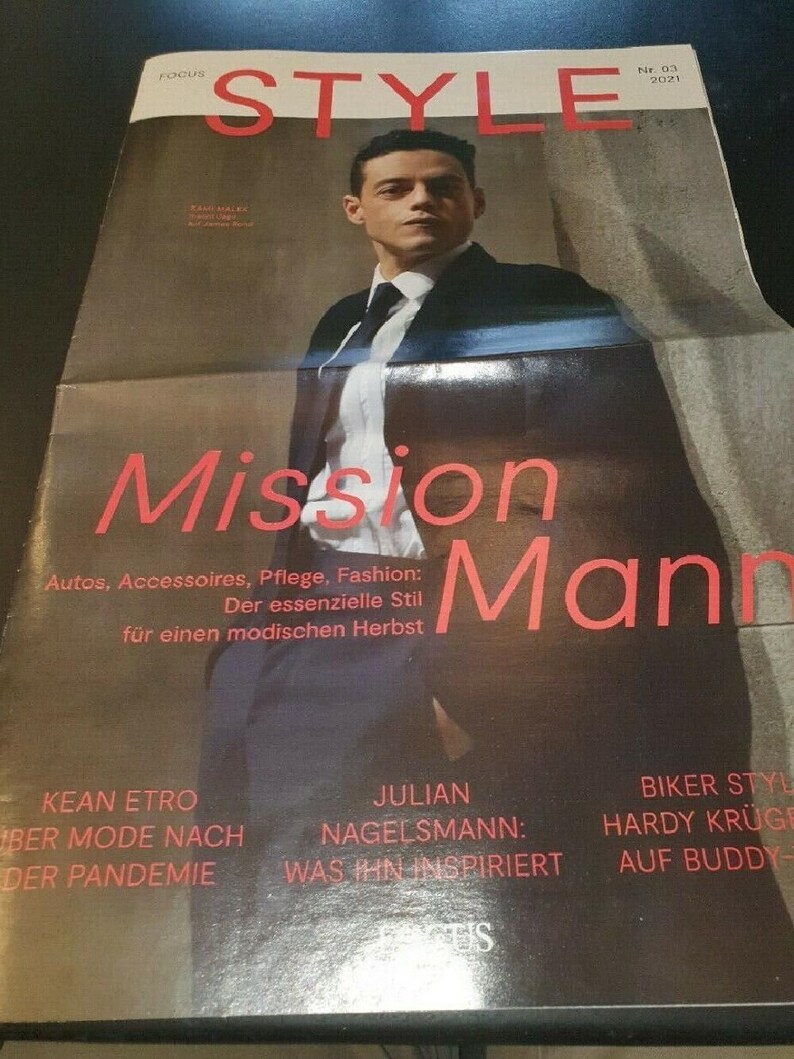 Focus Style Magazine Germany 2021-03 Rami Malek