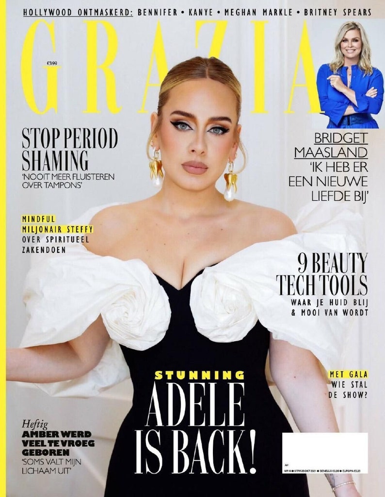 Grazia Magazine Netherlands 2021-14 Adele