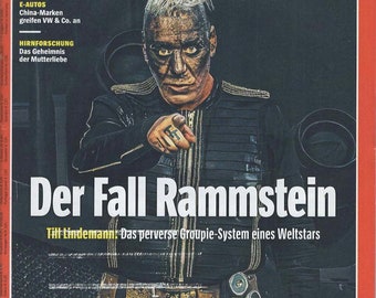 Der Spiegel Magazine Germania 2023-24 Rammstein Till Lindemann